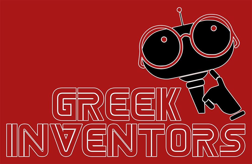 Greek Inventors red logo